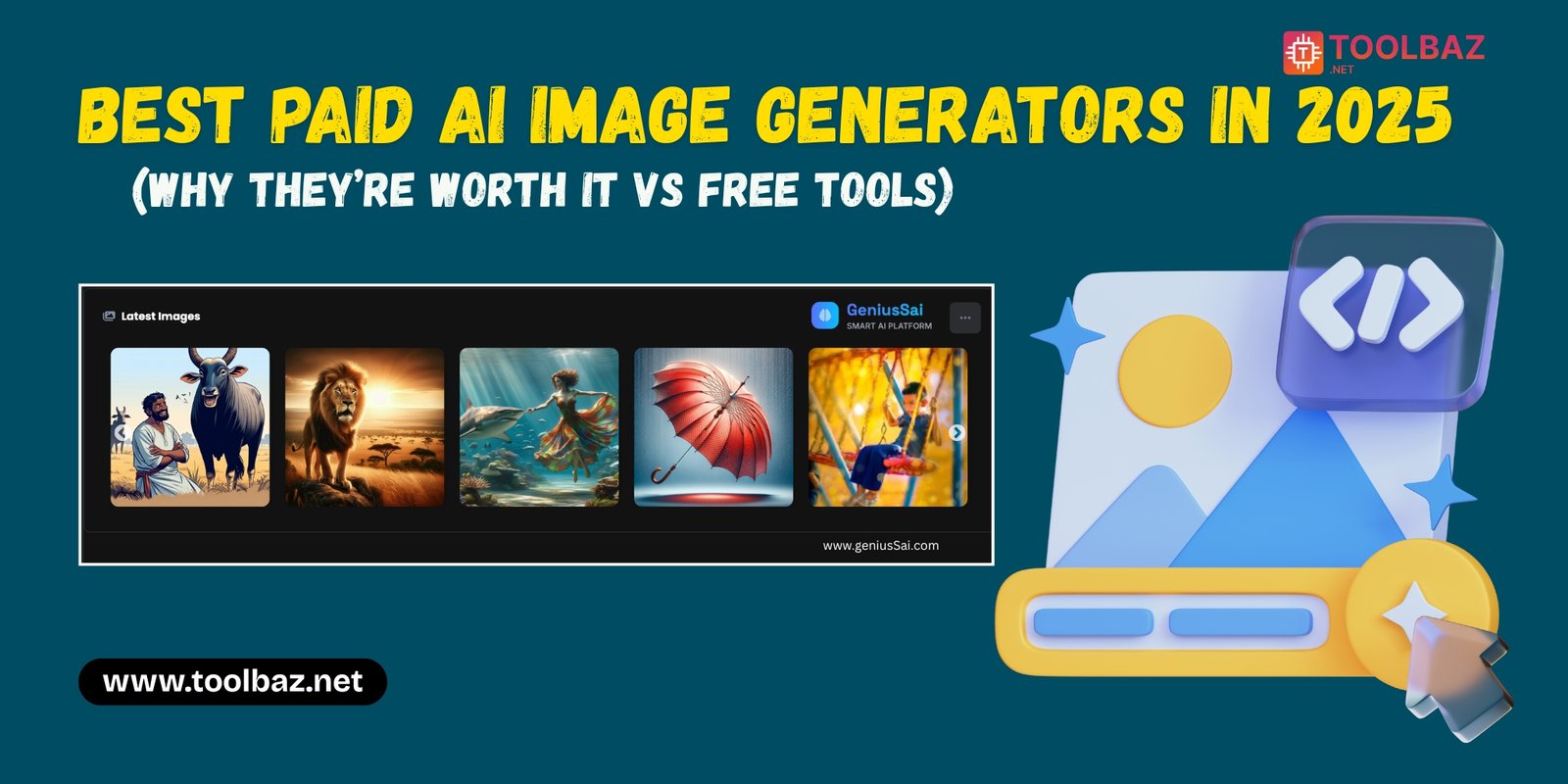Best Paid AI Image Generators in 2025  (Why They’re Worth It vs Free Tools)